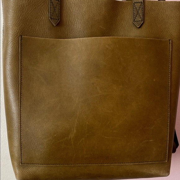 Madewell transport tote/ Olive Green Tote Bag - Picture 7 of 11